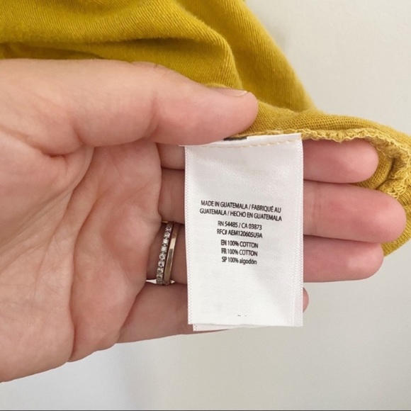 AC/DC | Tops | Nwot Acdc Yellow Distressed Glitter Band Tee | Poshmark